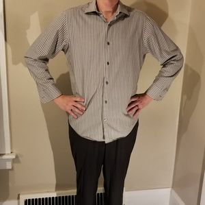 Mens Long sleeve Banana Republic button down sz L